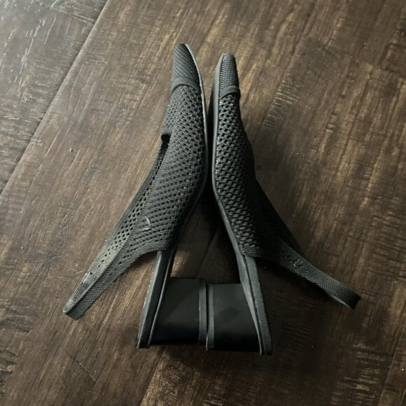 Vivaia Leah Pro Pointed-Toe Slingback Sandals Size 39 US 9 Black - Picture 5 of 9